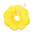 Polyester pet yellow sunflower pet collar